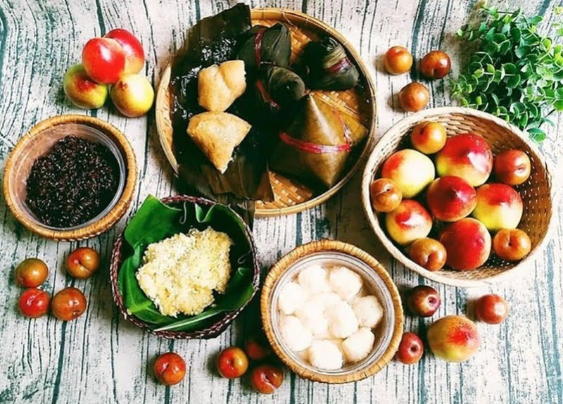 Những món ăn được sử dụng nhiều trong tết Đoan Ngọ