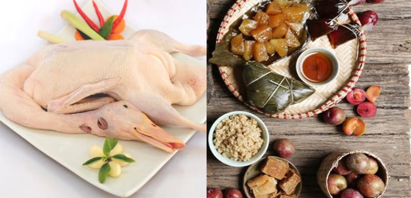 Người dân miền Trung thích ăn thịt vịt vào tết Đoan Ngọ