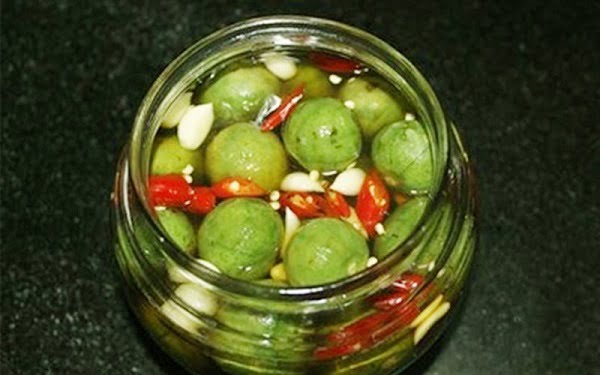 Giảm cân bằng sấu ngâm muối