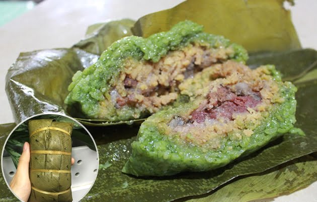 Bánh chưng gù là đặc sản của các tỉnh miền núi phía Bắc