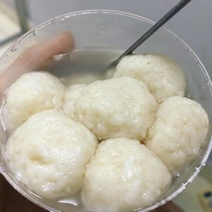 Cơm rượu miền Tây được làm từ gạo nếp trắng