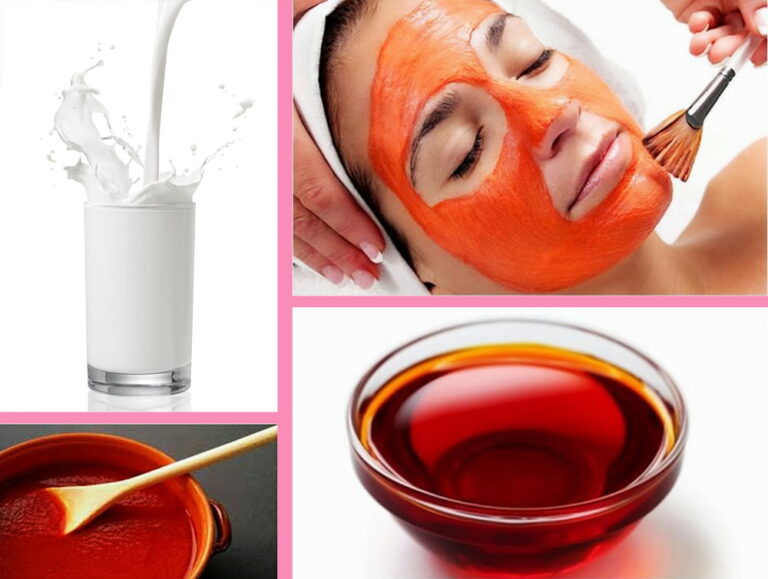 Đắp mặt nạ gấc dưỡng da sáng mịn