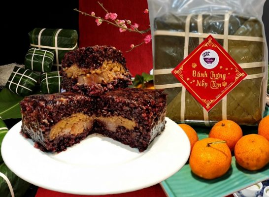bánh chưng nếp cẩm