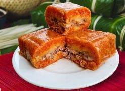 Bánh chưng gấc