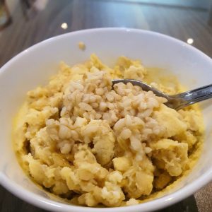 rượu nếp hấp trứng